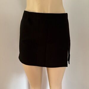 Edikted Sleek Black Mini Skirt